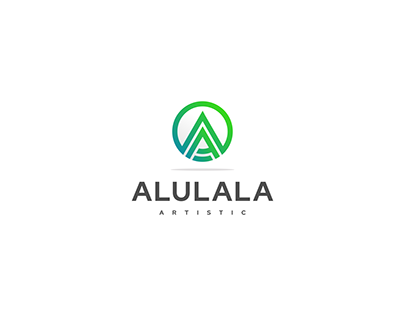 A + A cicle logo design