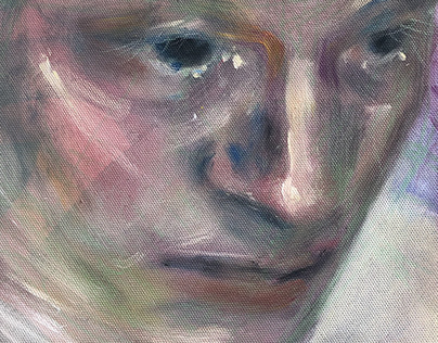 Autoportret - oil on canvas
