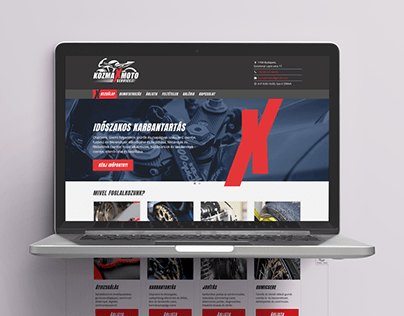 kozmaxmoto motorbike service website