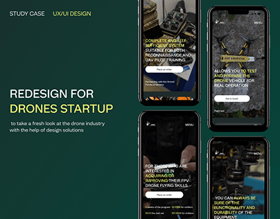 Redesign for drones startup