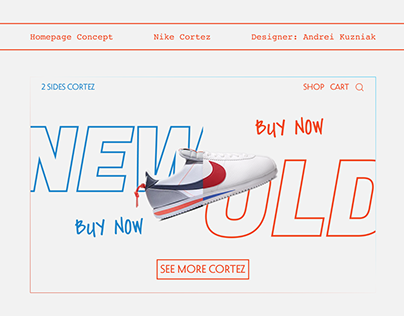 Nike Cortez | Homepage Concept