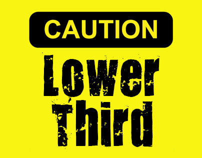 Caution Lower Third