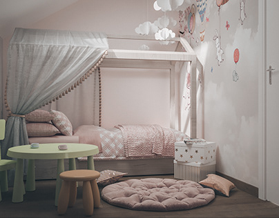 Children's room for girls, Pozarevac