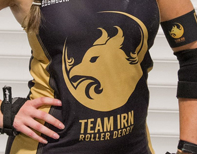 Team IRN Roller Derby logo