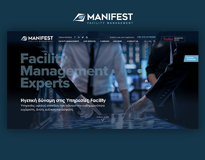 Corporate Website Design for Manifest