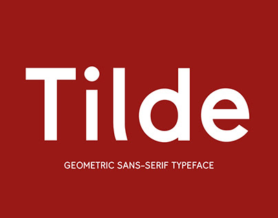 Tilde typeface