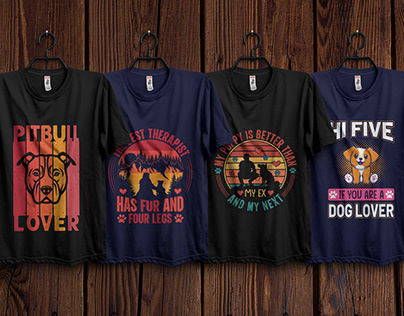 Dog T-shirt Design Bundle - Animal t shirt design