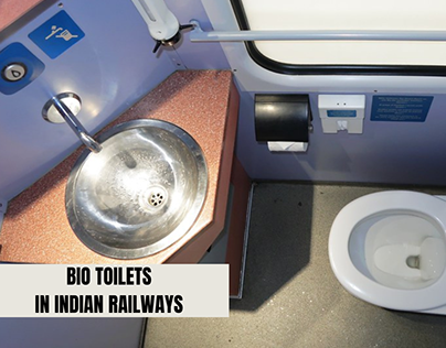Bio toilets in Indian railways