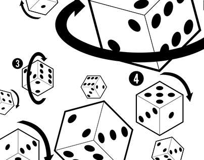 Dice Anatomy - Pattern and localized design for print