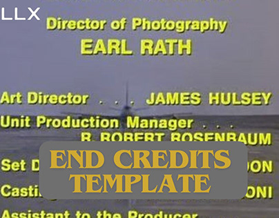 Customizable End Credits Template
