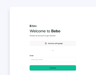 Bebo signup page
