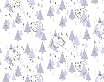 Forest Yeti Pattern Collection