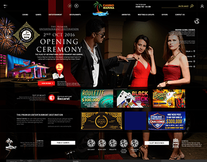 Project thumbnail - Casino Marina Website Design