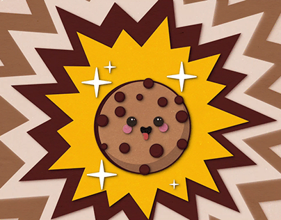 Cookie paper cutout Stop-motion