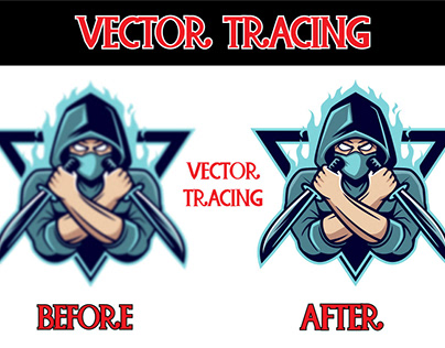 vector tracing / vector line art