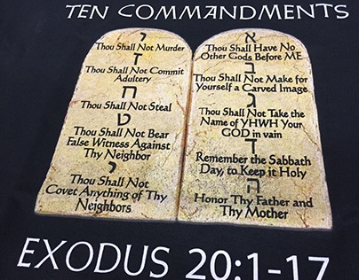T-Shirt 10 Commandments