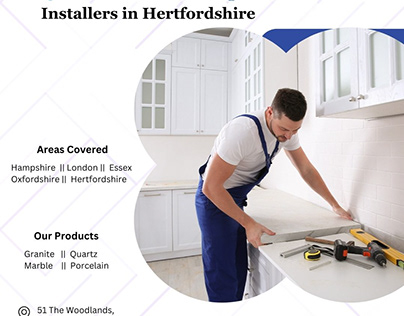 Quartz kitchen worktops installers in Hertfordshire