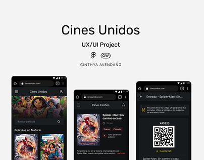 Cines Unidos - UX/UI Design