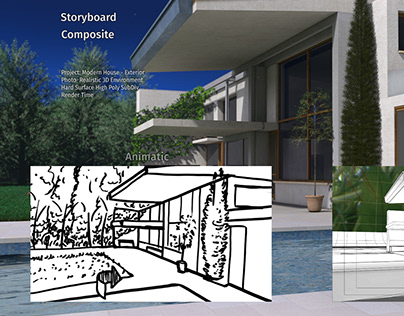 Project: Modern House - Exterior Storyboard