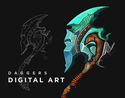 Daggers - Digital Art