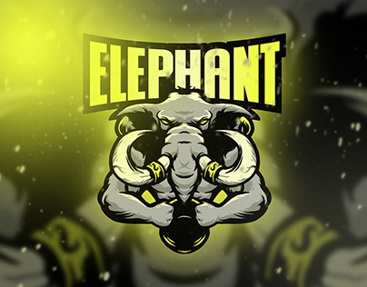 Elephant Esport Logo Design