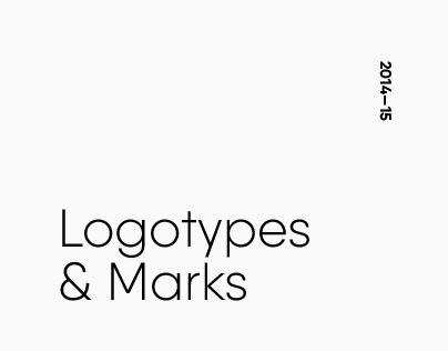 Logotypes & Marks 2014 —15