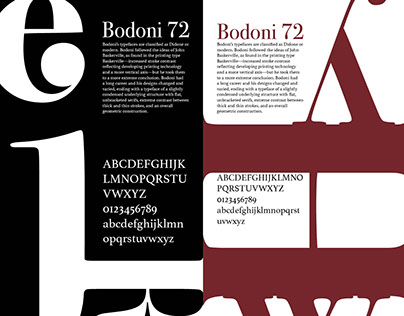 Typography 1 Type Classifications Assignment