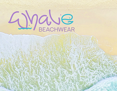Whale beachwear branding