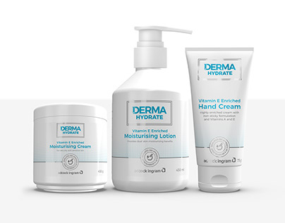 Derma Hydrate Packaging and Logo Development.