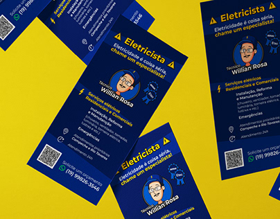 Panfleto Eletricista | Electrician Flyer (2023)