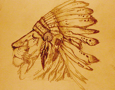 Lion sketch