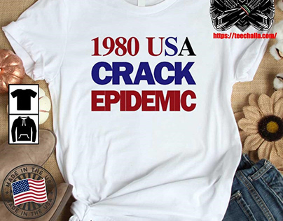 1980 Usa Crack Epidemic T-shirt