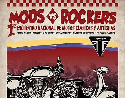 Poster - Mods vs Rockers 2013 Colombia