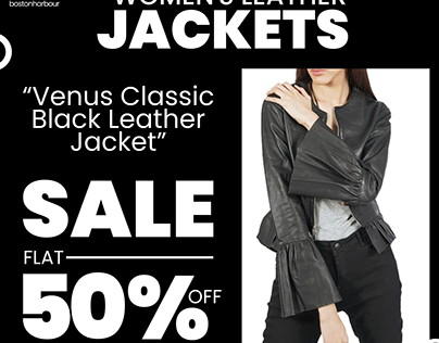 Classic The Ultimate Woman’s Black Leather Jacket