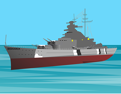 Bismarck Vector Illustration