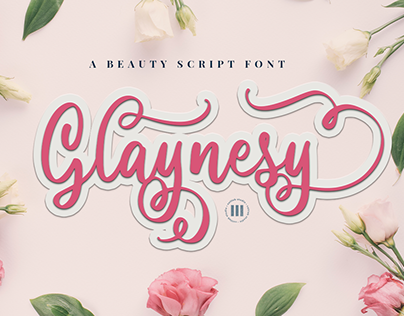 Glaynesy - A Beauty Script Font