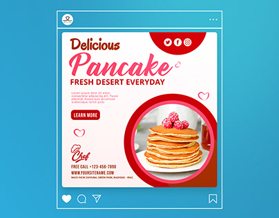 Pancake Post - Desert Flyer - Sweet Cafe
