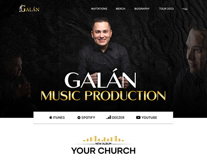 Galan music website