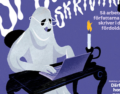 Cover Illustration "Ghost Writers"