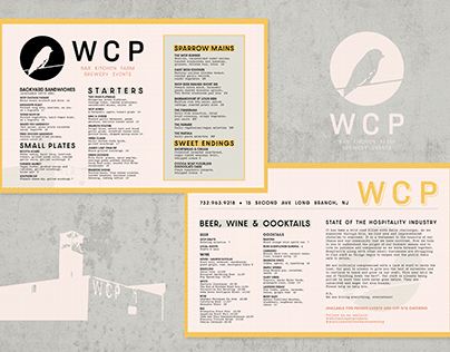 Whitechapel Projects 2021 Menu Redesign