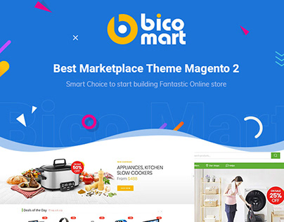 Ves Bicomart - Magento 2 Marketplace Theme -Landofcoder
