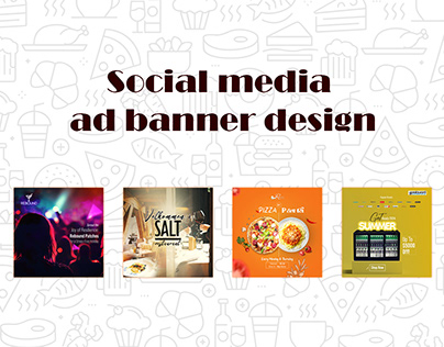 Social media ad banner design