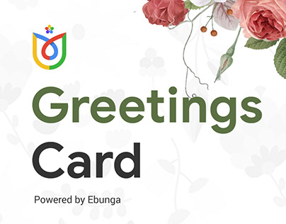 Ebunga Greetings Card