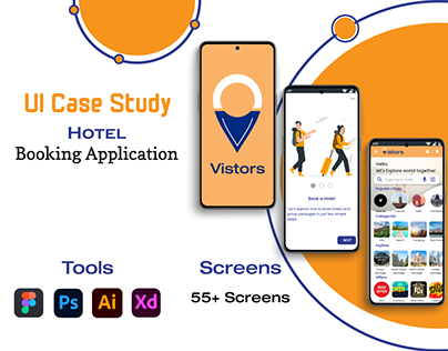 UI case study for hotel booking Application