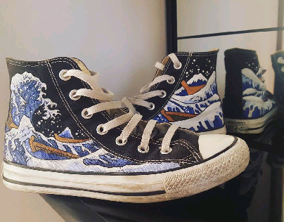 Handpainted shoes