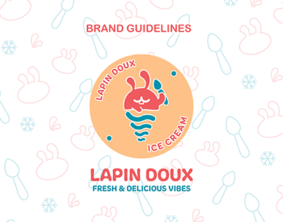 Lapin Doux Ice-Cream - Brand Guidelines Project