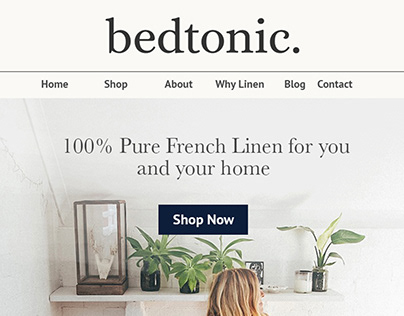 Bedtonic Email Newsletter