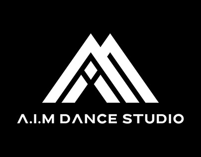 A.I.M Dance Studio Branding Logo Design