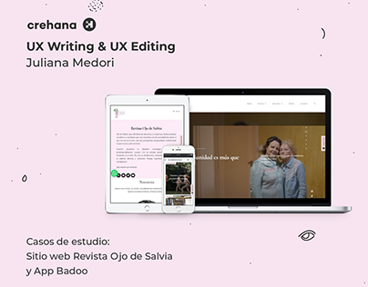 UX Writing & Ux Editing | Crehana Course