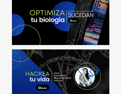 Soy Biohacker - Branding + Social Media Template Design